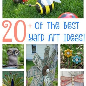 Over 20 of the BEST Yard Art Ideas