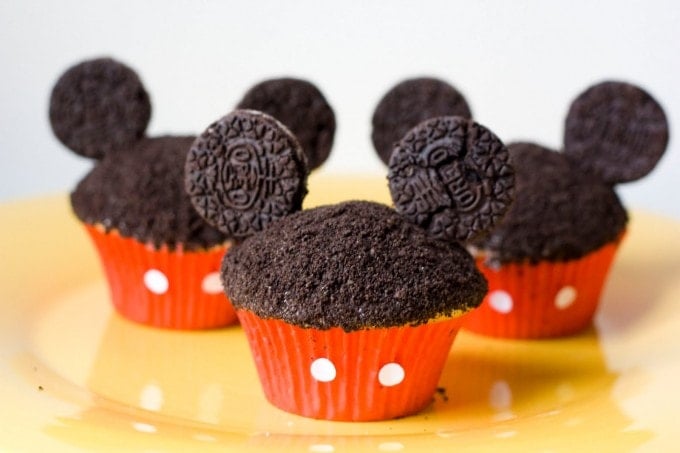 Easy Mickey Mouse Cupcakes