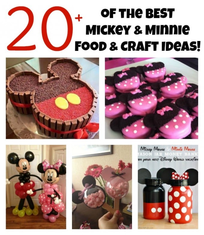 The BEST Mickey Mouse Party Food Craft Ideas For Kids Kitchen Fun mickey-mouse-birthday-party-food-ideas-pink-lover
