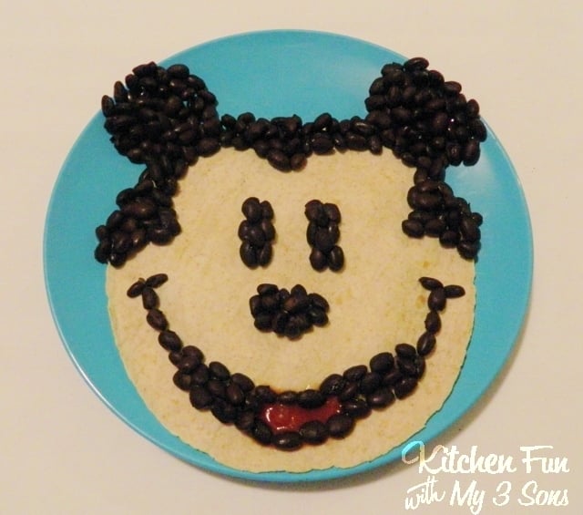 Mickey Mouse Quesadilla