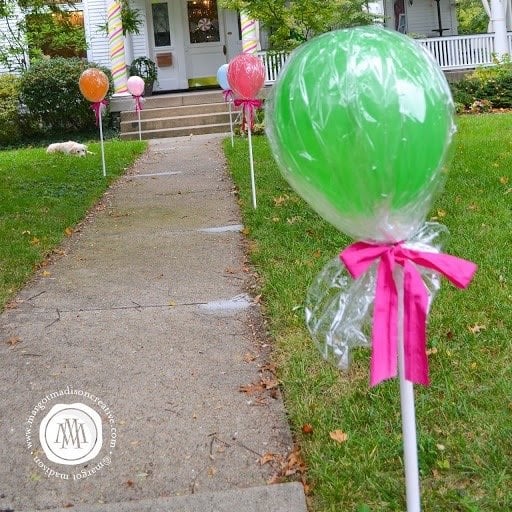 Lollipop Balloon Entry for a Party!
