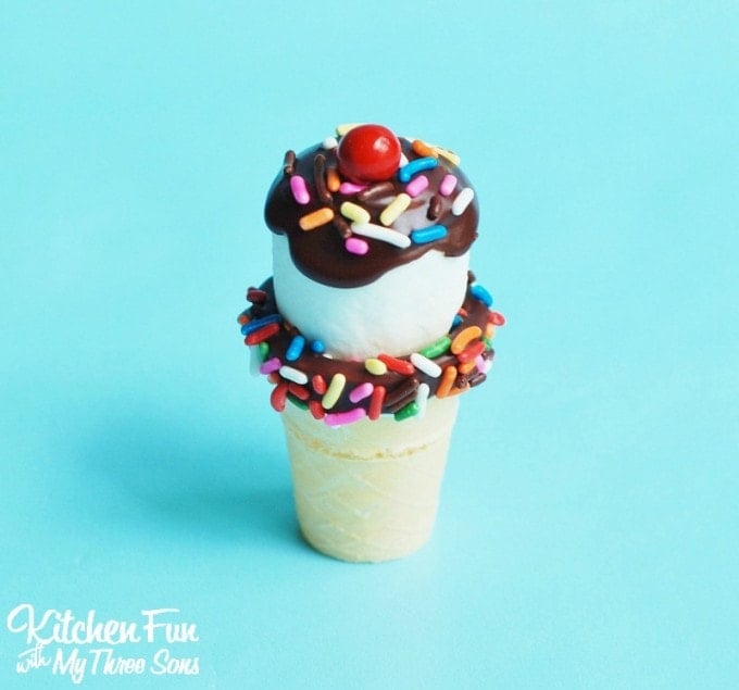Easy Marshmallow Ice Cream from KitchenFunWithMy3Sons.com