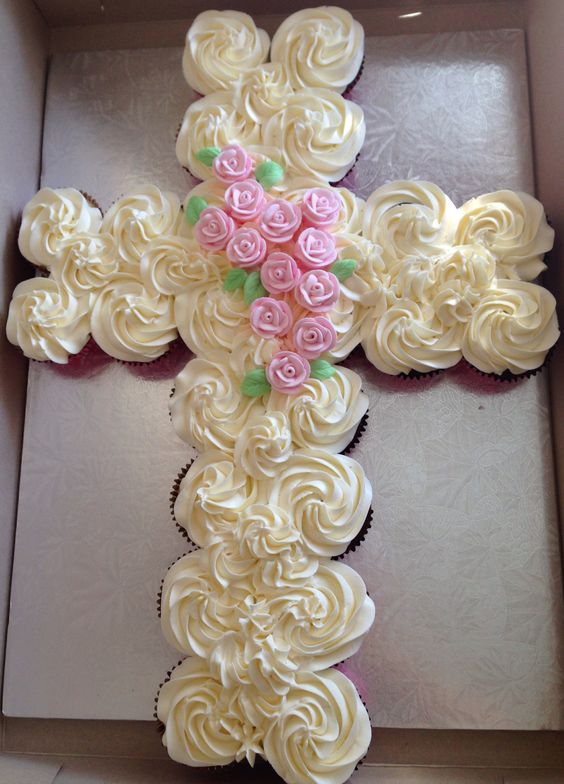 Cross Cupcake Cake