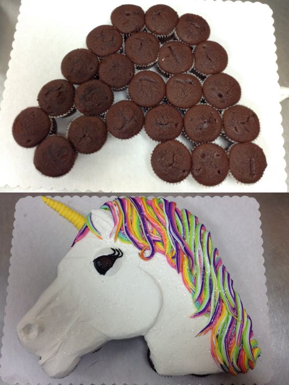 Unicorn Pull Apart Cake