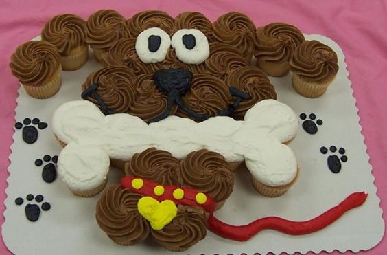 Dog Pull Apart Cake