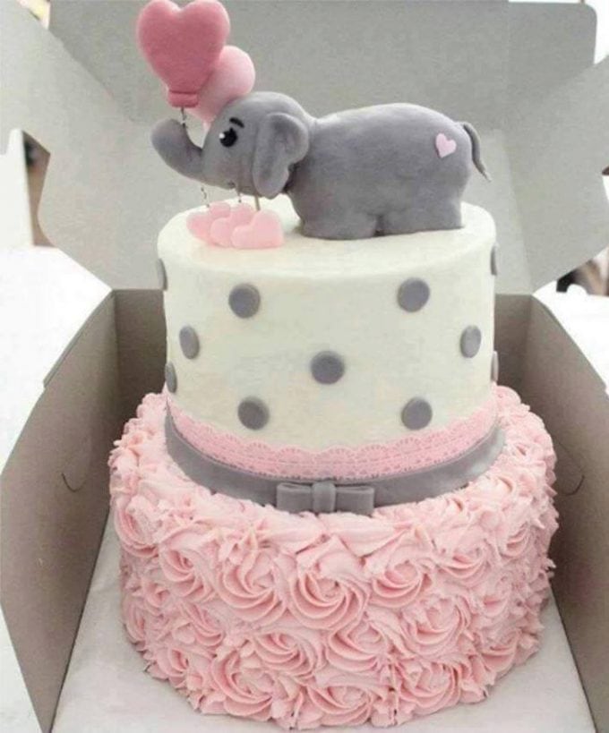 Baby Shower Elephant Cake...these are the BEST Cake Ideas!