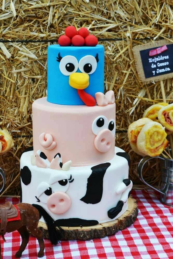 Farm Animal Cake...these are the BEST Cake Ideas!
