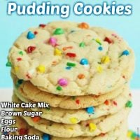 Funfetti Pudding Cookies