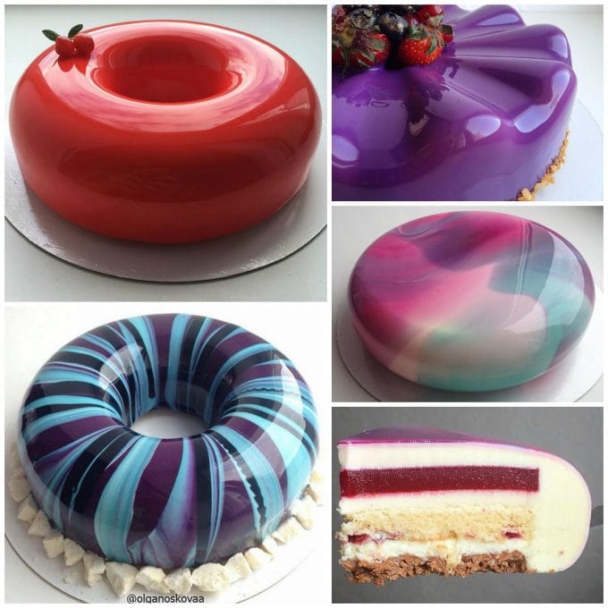 Mirror Cakes...these are the BEST Cake Ideas!