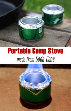 DIY Portable Camp Stove made from a Soda Can for Camping Trips!