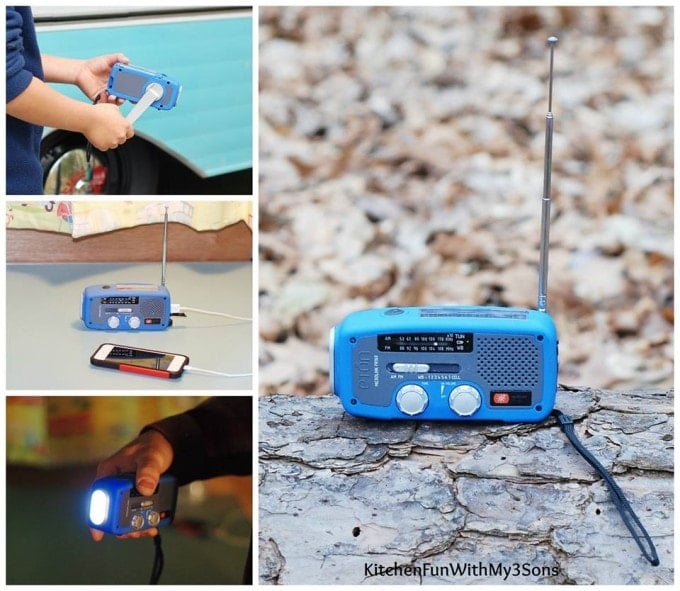 Solar Powered Radio, Flash Light, and Phone Charger