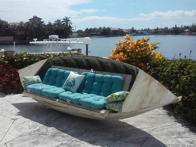 Turn an Old Boat into a Couch...these are the BEST Upcycled & Repurposed Ideas!