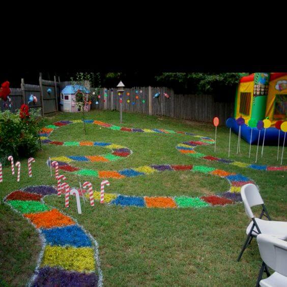 Backyard Candy Land...these are the BEST Back Yard Games!