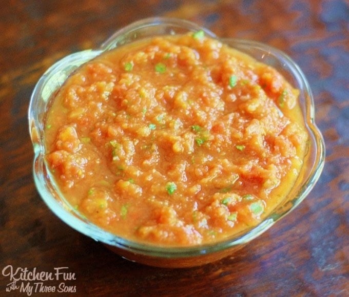 The BEST Canned Tomato Salsa!