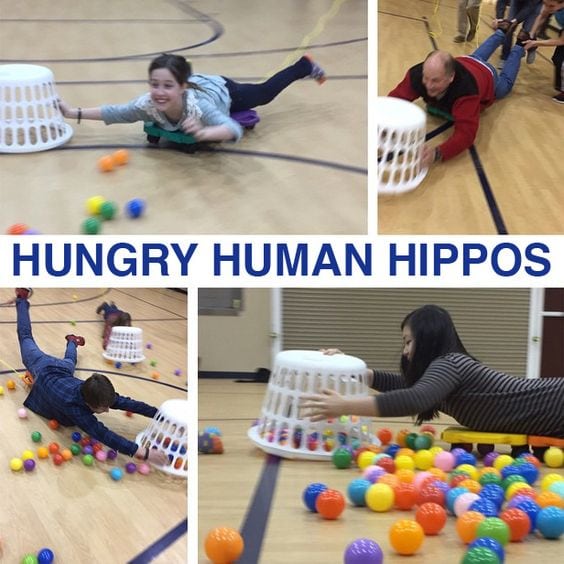 Human Hungry Hippo....these are the BEST Game Ideas for Kids & Adults!