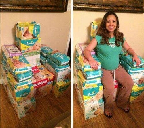 baby shower diaper ideas