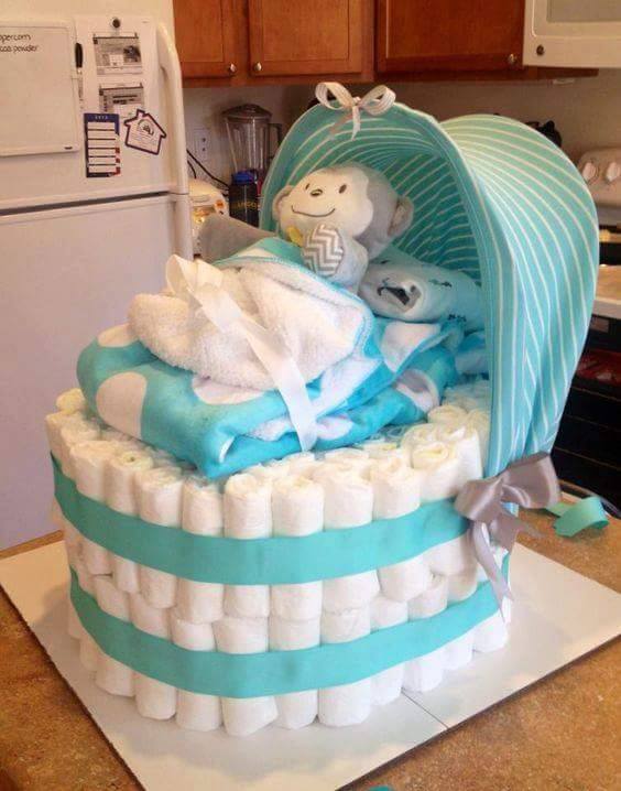 baby shower diaper ideas