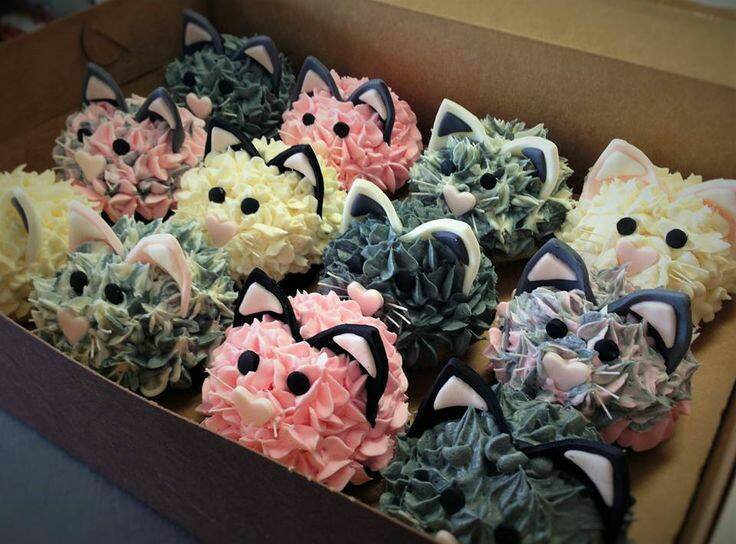 Kitty Cat Cupcakes...these are the BEST Cupcake Ideas!