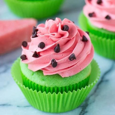 Watermelon Cupcakes 