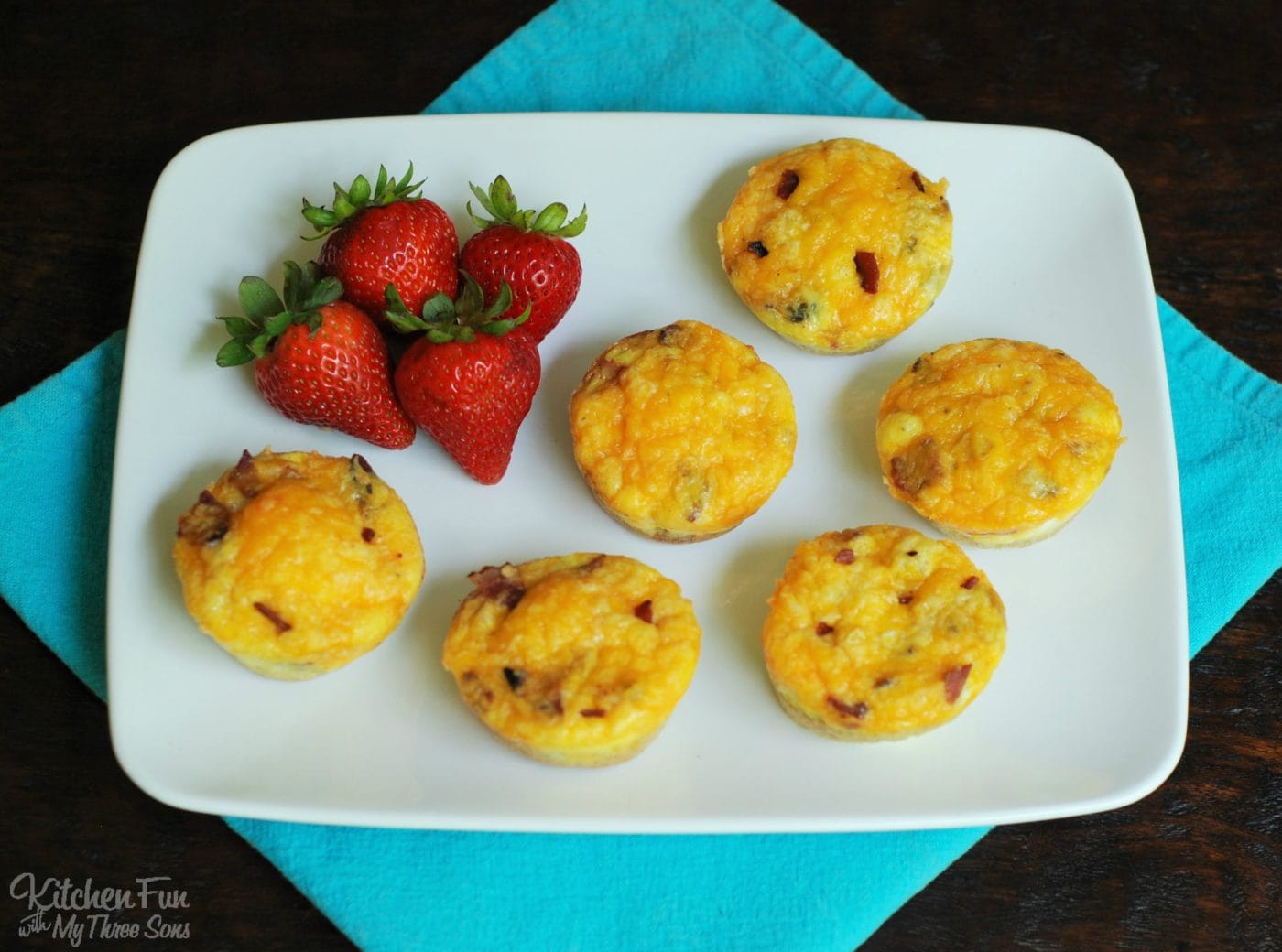 Bacon, Toast, Egg and Cheese Muffins