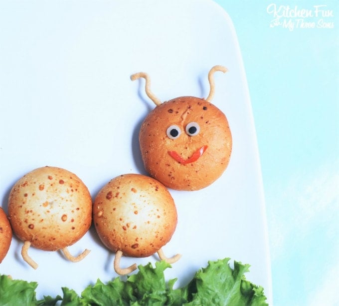 Caterpillar Snack....these are Adorable Back to School Snack Ideas for Kids!