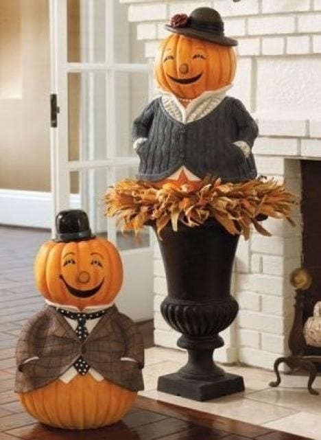 Pumpkin People Fall Decorating Ideas