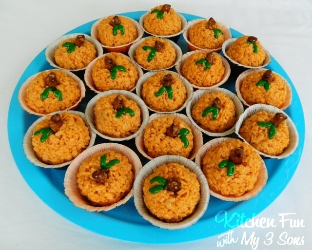 Pumpkin Rice Krispie Treats