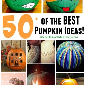 Over 50 of the BEST Carved & Decorated Pumpkin Ideas!