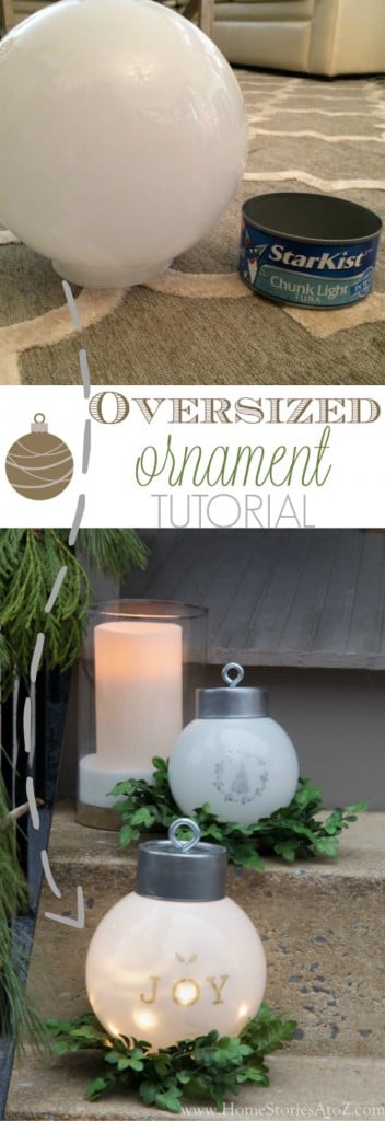 DIY Oversized Ornaments