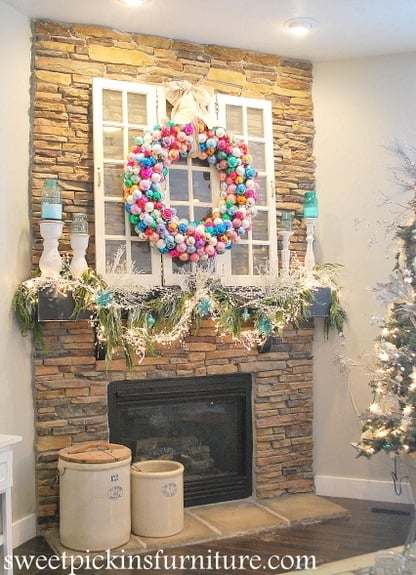 DIY Pool Noodle Wreath