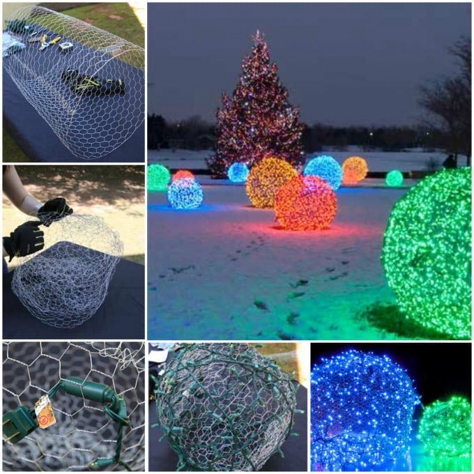 How to make Christmas Light Balls