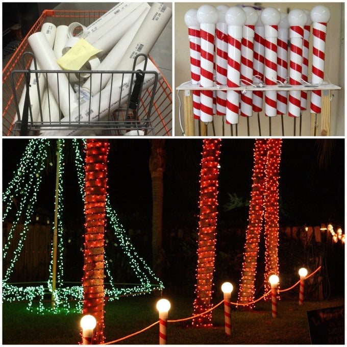 PVC Pipe North Pole Lights