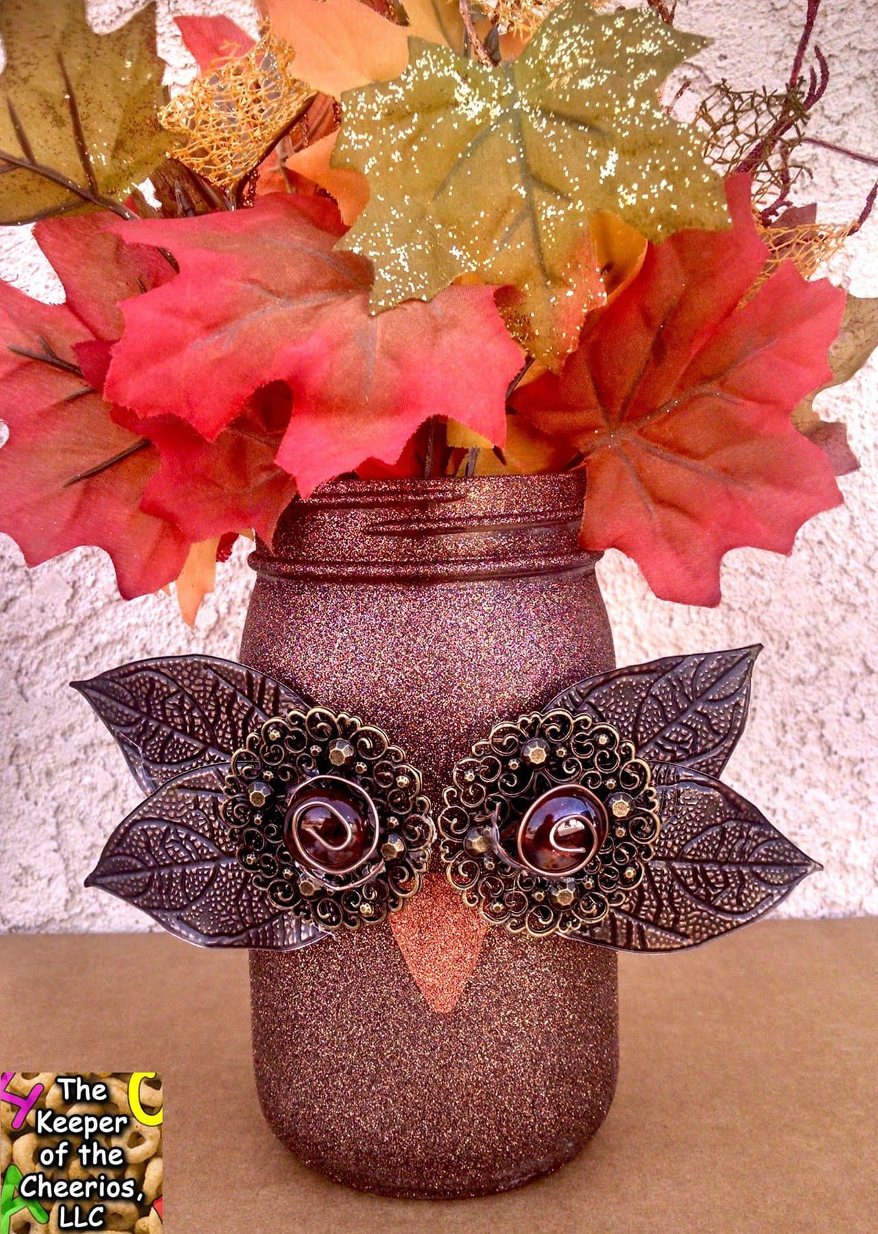 DIY Owl Mason Jars...these are the BEST Fall Craft Ideas & DIY Home Decor Projects!