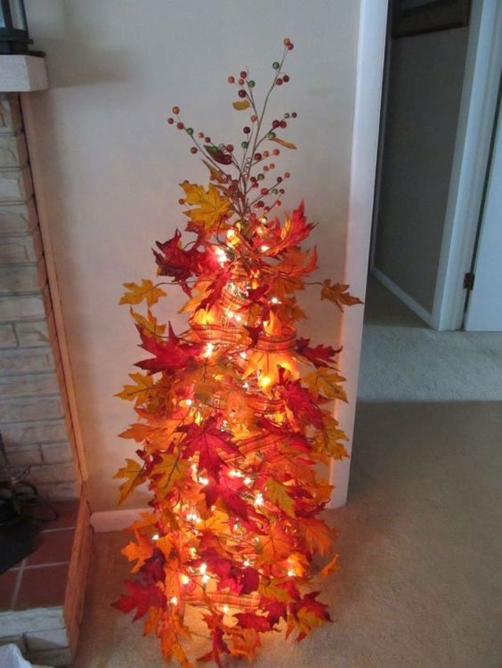 DIY Fall Tree...these are the BEST Fall Craft Ideas!