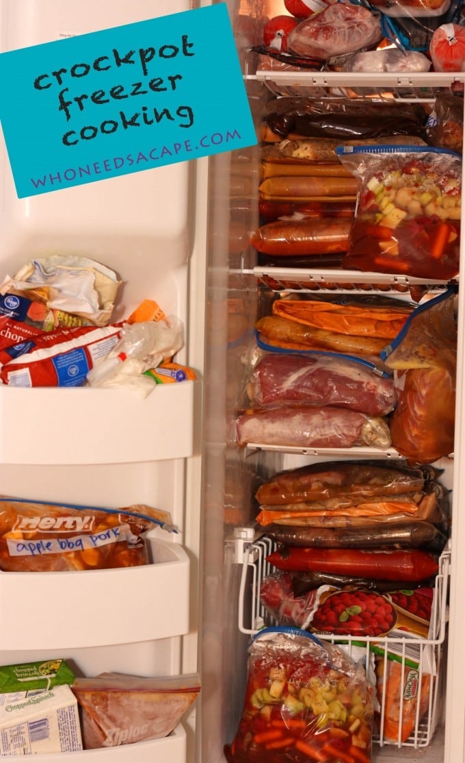 Crock-Pot Freezer Cooking with 40 Meals....100's of the BEST Freezer Meal Ideas!