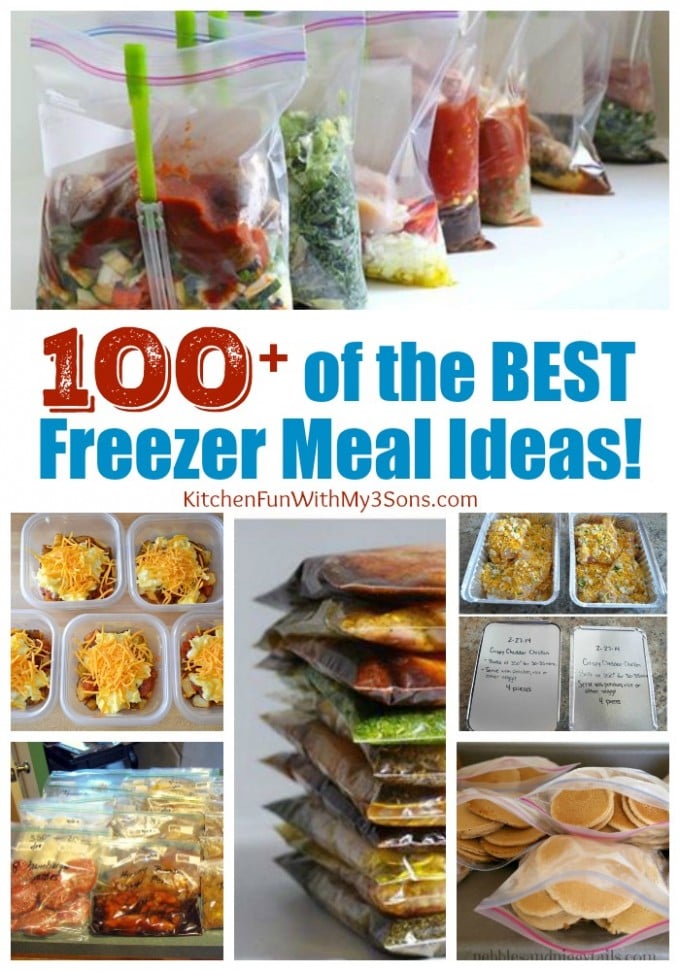 Over 100 of the BEST Freezer Meal Ideas!