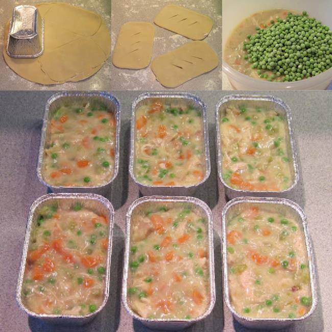 Make-Ahead Mini Chicken Pot Pies...100's of the BEST Freezer Meals! 