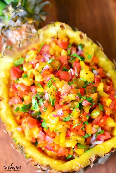 Pineapple Salsa - these are the BEST Football Party Food Ideas!