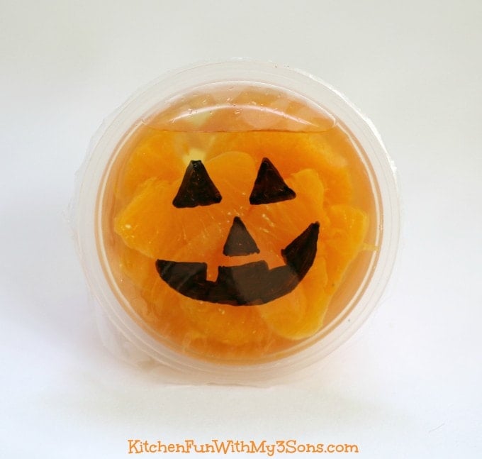 Fruit, Pudding, & Halloween Jello Cups...a Fun & Easy Snack for Kids!