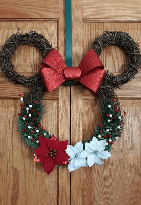 Mickey Mouse Christmas Wreath