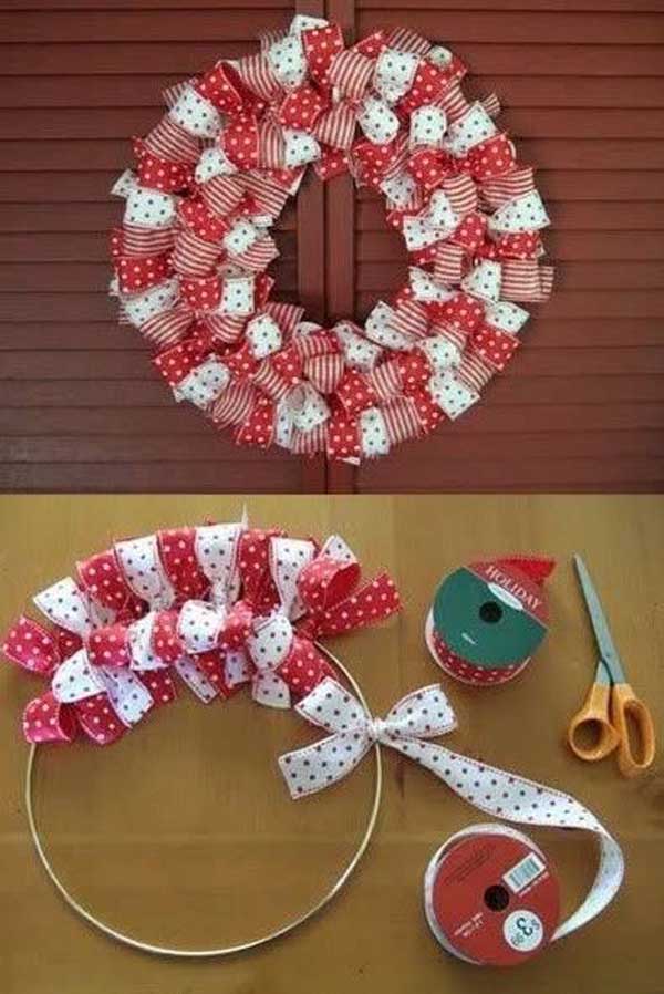 Christmas Ribbon Wreath