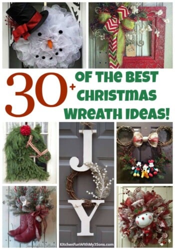Over 30 of the BEST Christmas Wreath Ideas!