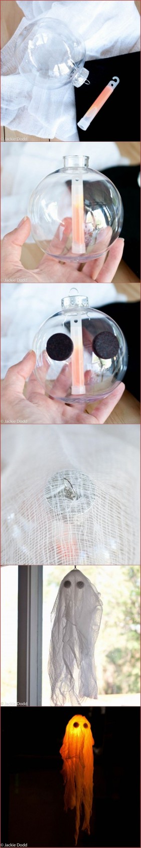 DIY Halloween Ghost Craft....these are the BEST Homemade Decorations & Craft Ideas!