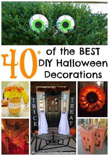 Over 40 of the BEST DIY Halloween Decorations & Craft Ideas!