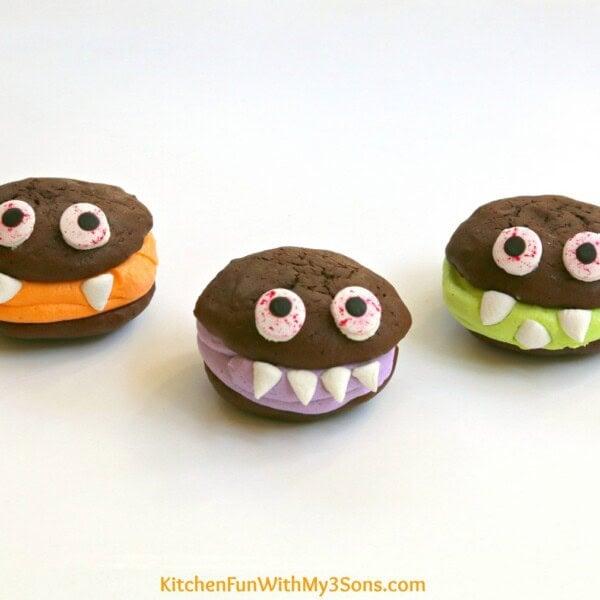 Halloween Monster Sandwich Cookies