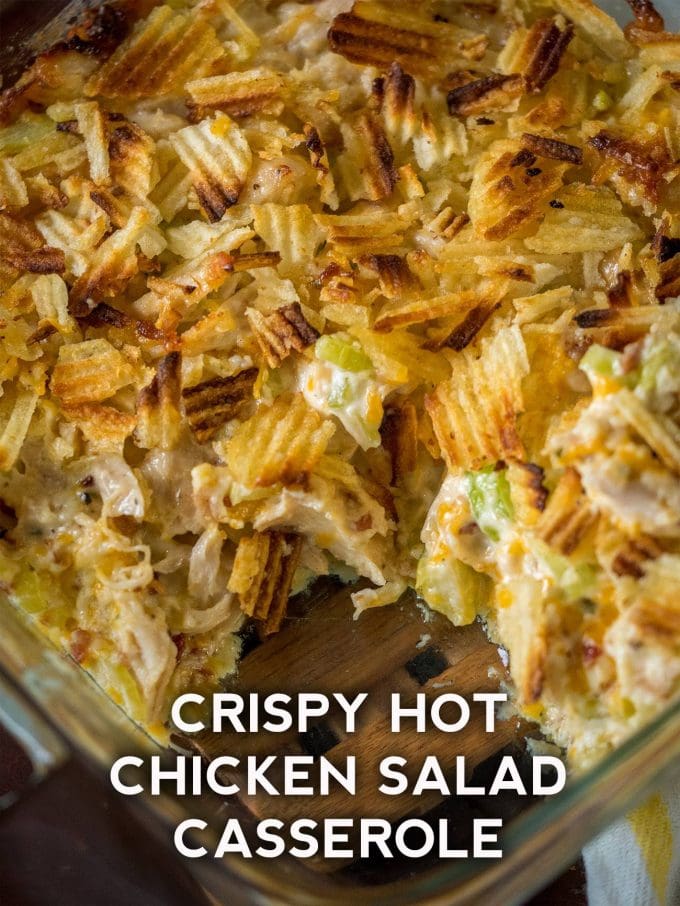 Crispy Hot Chicken Salad Recipe