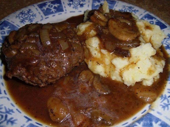 Hamburger Steaks with Onion Gravy...these are the BEST Comfort Food Recipes!