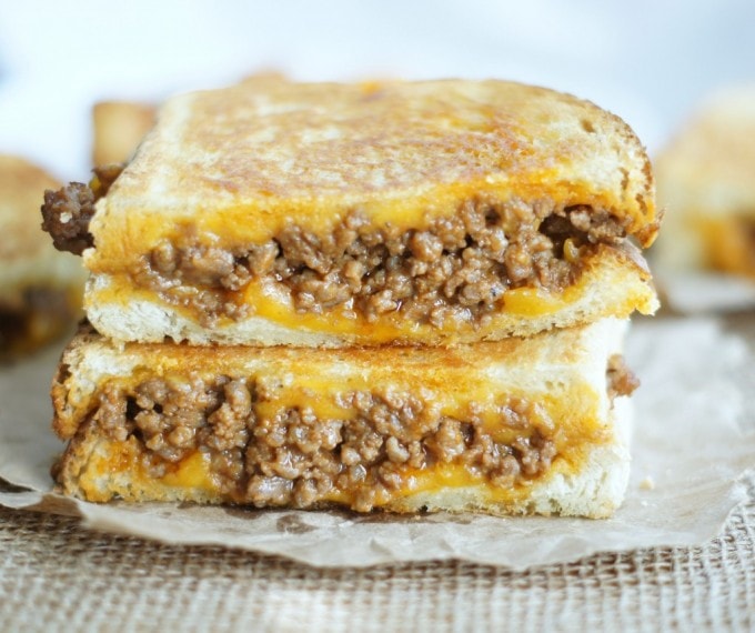 Sloppy Grilled Cheese Sandwich...these are the BEST Comfort Food Recipes!