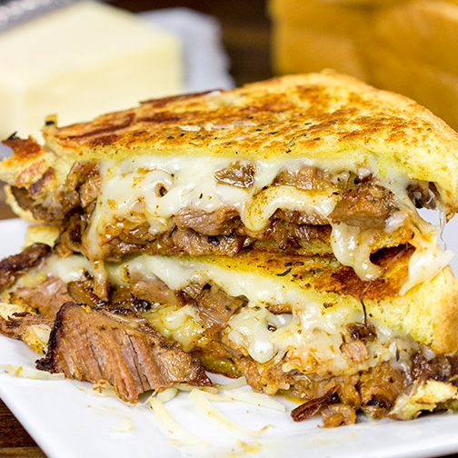 Smoked Brisket Grilled Cheese...these are the BEST Comfort Food Recipes!