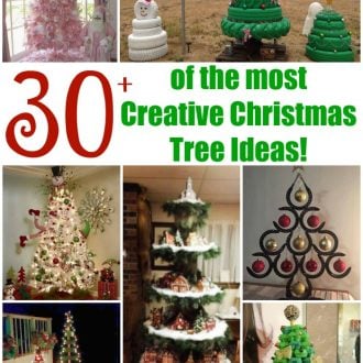 Over 30 of the most Creative Christmas Trees!
